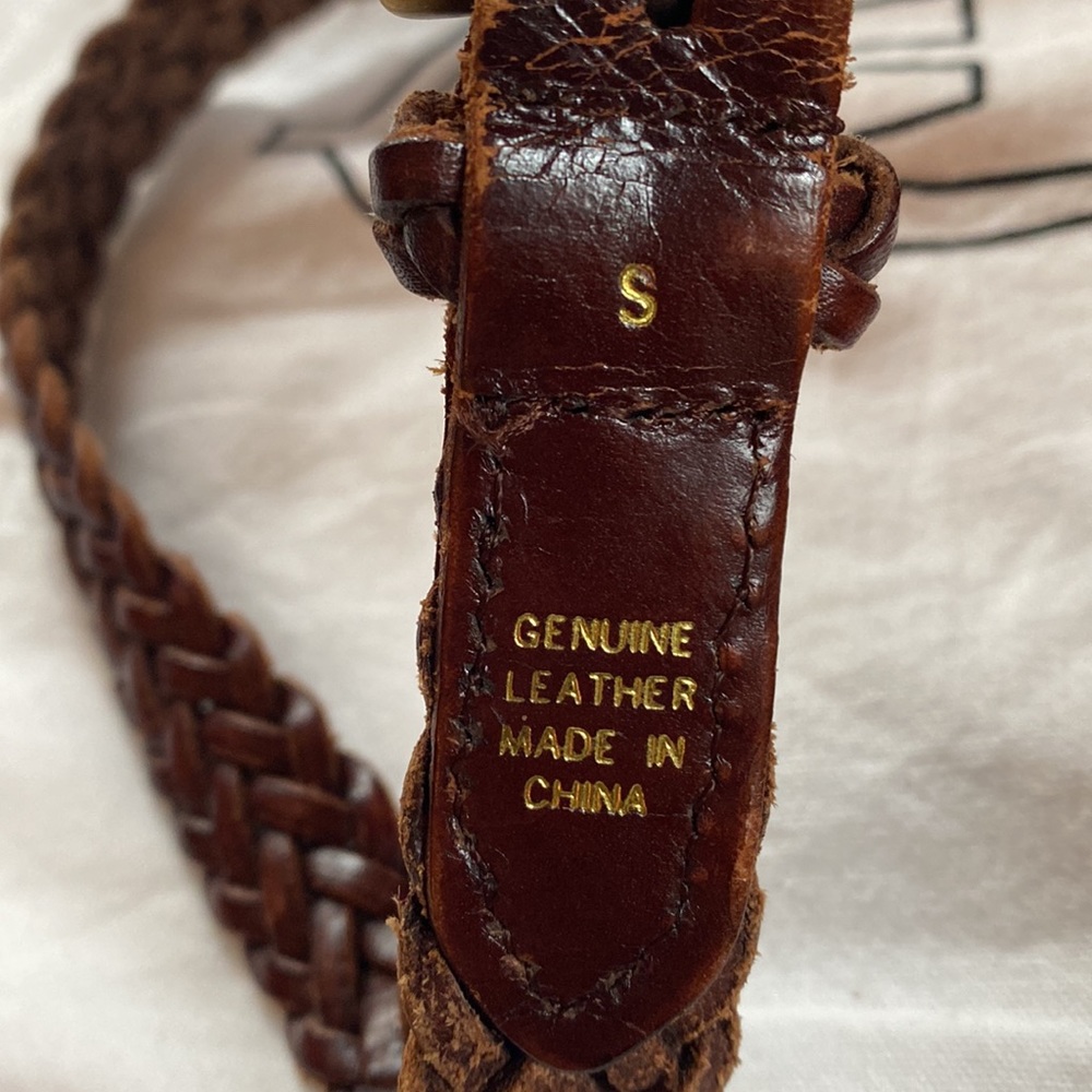 Brown genuine leather bracelet - Picture 3 of 5